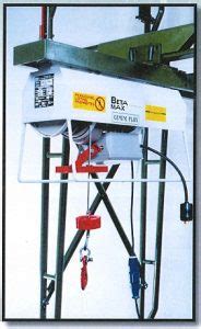 beta max hoist|Beta Max Scorpio Plus Xl Portable Hoist, 400 lb Capacity, 115V.